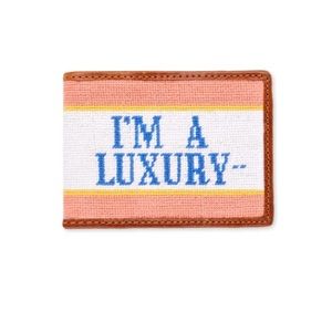 Gyles & George  "I'm a Luxury" by Rowing Blazers wallet only